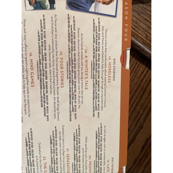 Rare Out Of Print Dawson’s Creek Complete DVD Series Scrapbook - Picture 8 of 8